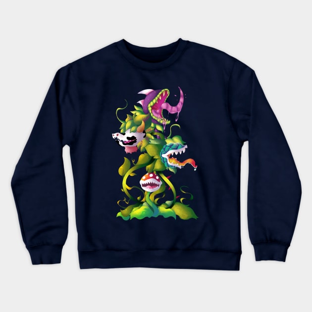 Piranha Plants Crewneck Sweatshirt by Yukipyro